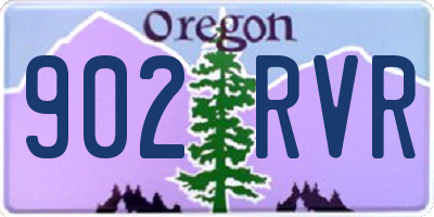OR license plate 902RVR