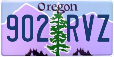 OR license plate 902RVZ