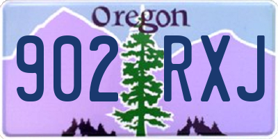 OR license plate 902RXJ