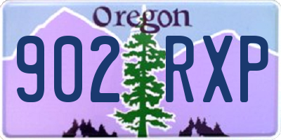 OR license plate 902RXP