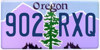 OR license plate 902RXQ