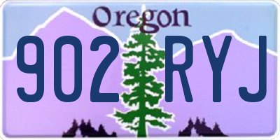 OR license plate 902RYJ
