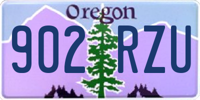 OR license plate 902RZU