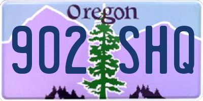 OR license plate 902SHQ