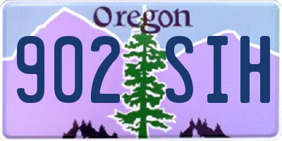 OR license plate 902SIH