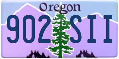 OR license plate 902SII