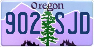 OR license plate 902SJD
