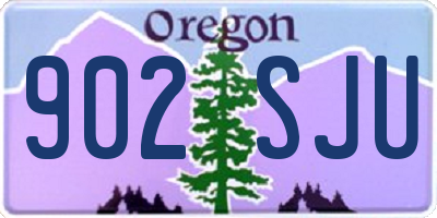 OR license plate 902SJU
