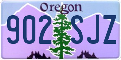OR license plate 902SJZ