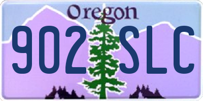 OR license plate 902SLC