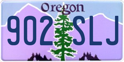 OR license plate 902SLJ