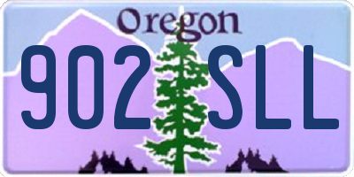 OR license plate 902SLL