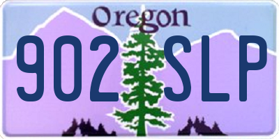 OR license plate 902SLP