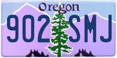 OR license plate 902SMJ