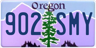 OR license plate 902SMY