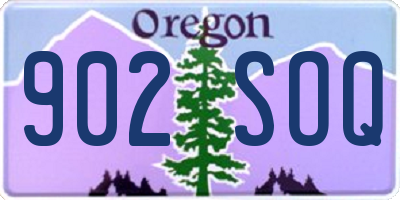 OR license plate 902SOQ