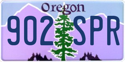 OR license plate 902SPR