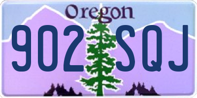 OR license plate 902SQJ