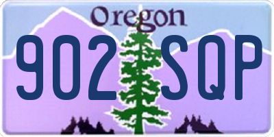 OR license plate 902SQP