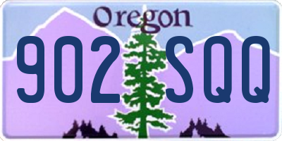 OR license plate 902SQQ