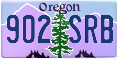 OR license plate 902SRB