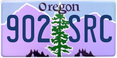 OR license plate 902SRC