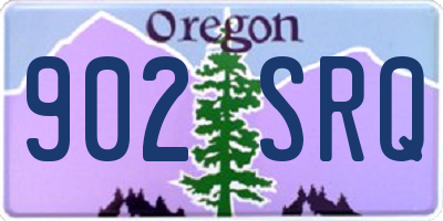 OR license plate 902SRQ