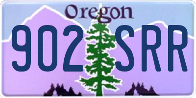 OR license plate 902SRR