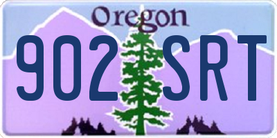 OR license plate 902SRT