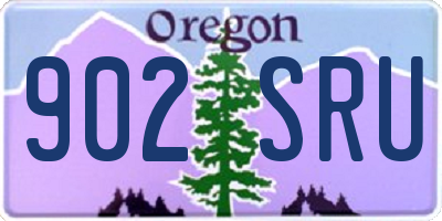 OR license plate 902SRU
