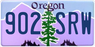 OR license plate 902SRW