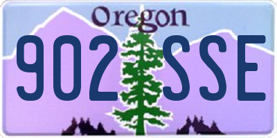 OR license plate 902SSE
