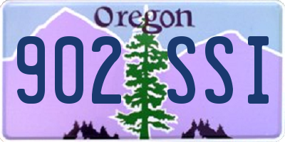 OR license plate 902SSI