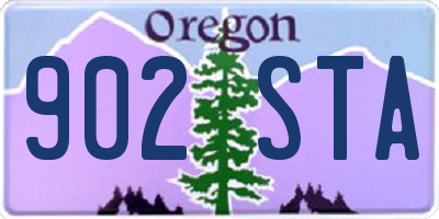 OR license plate 902STA