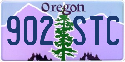 OR license plate 902STC