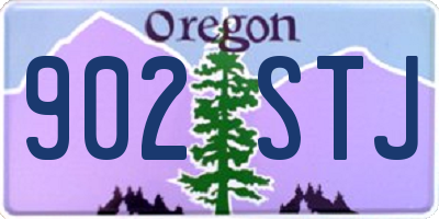 OR license plate 902STJ