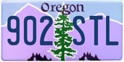 OR license plate 902STL