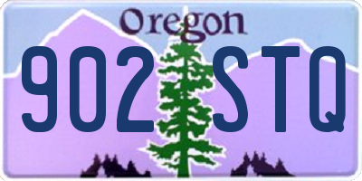 OR license plate 902STQ