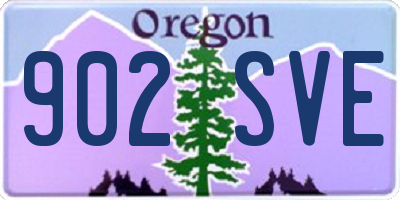 OR license plate 902SVE