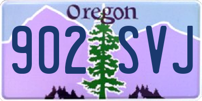OR license plate 902SVJ