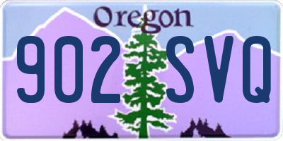OR license plate 902SVQ