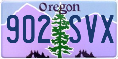 OR license plate 902SVX