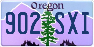 OR license plate 902SXI