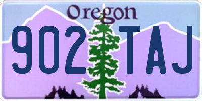 OR license plate 902TAJ