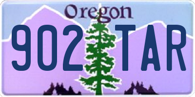 OR license plate 902TAR