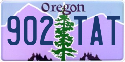 OR license plate 902TAT
