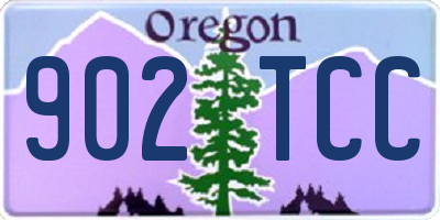 OR license plate 902TCC