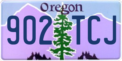 OR license plate 902TCJ