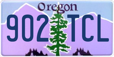 OR license plate 902TCL