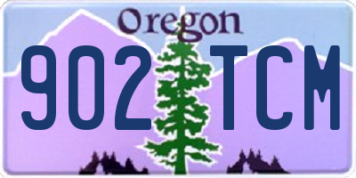 OR license plate 902TCM